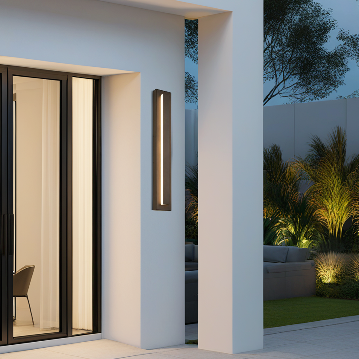 Modern Metal & Acrylic Wall Lamp